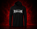 Velvet Rebellion Lightweight Hoodie (Black/White)