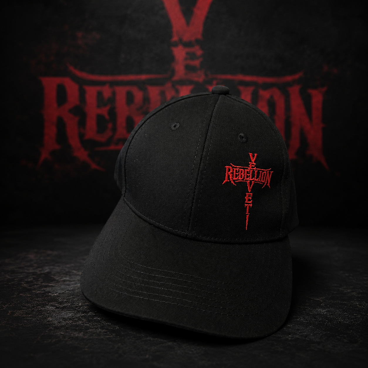 Kids Velvet Rebellion Cross Logo FlexFit