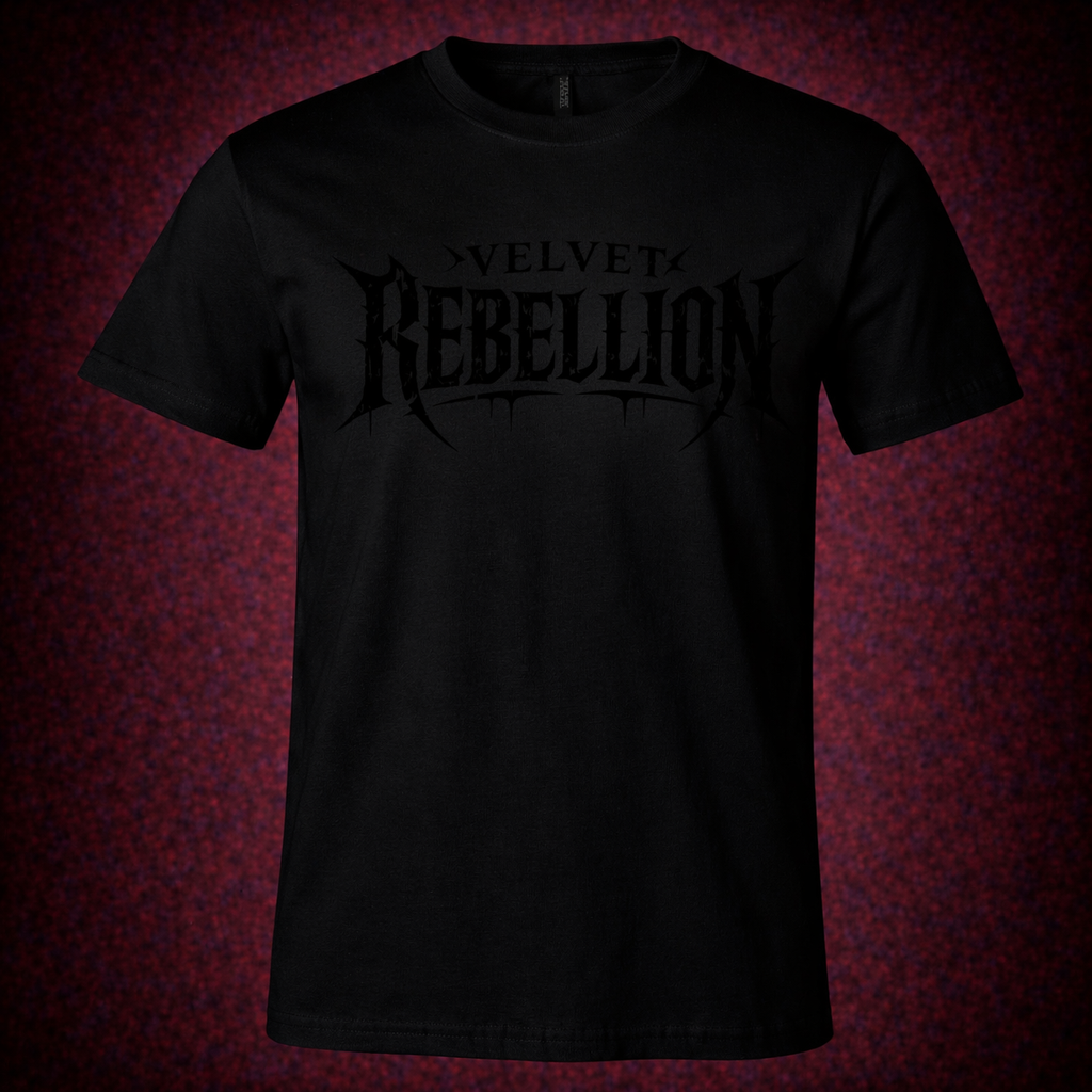 Velvet Rebellion Shadow Tee (Black/Black)