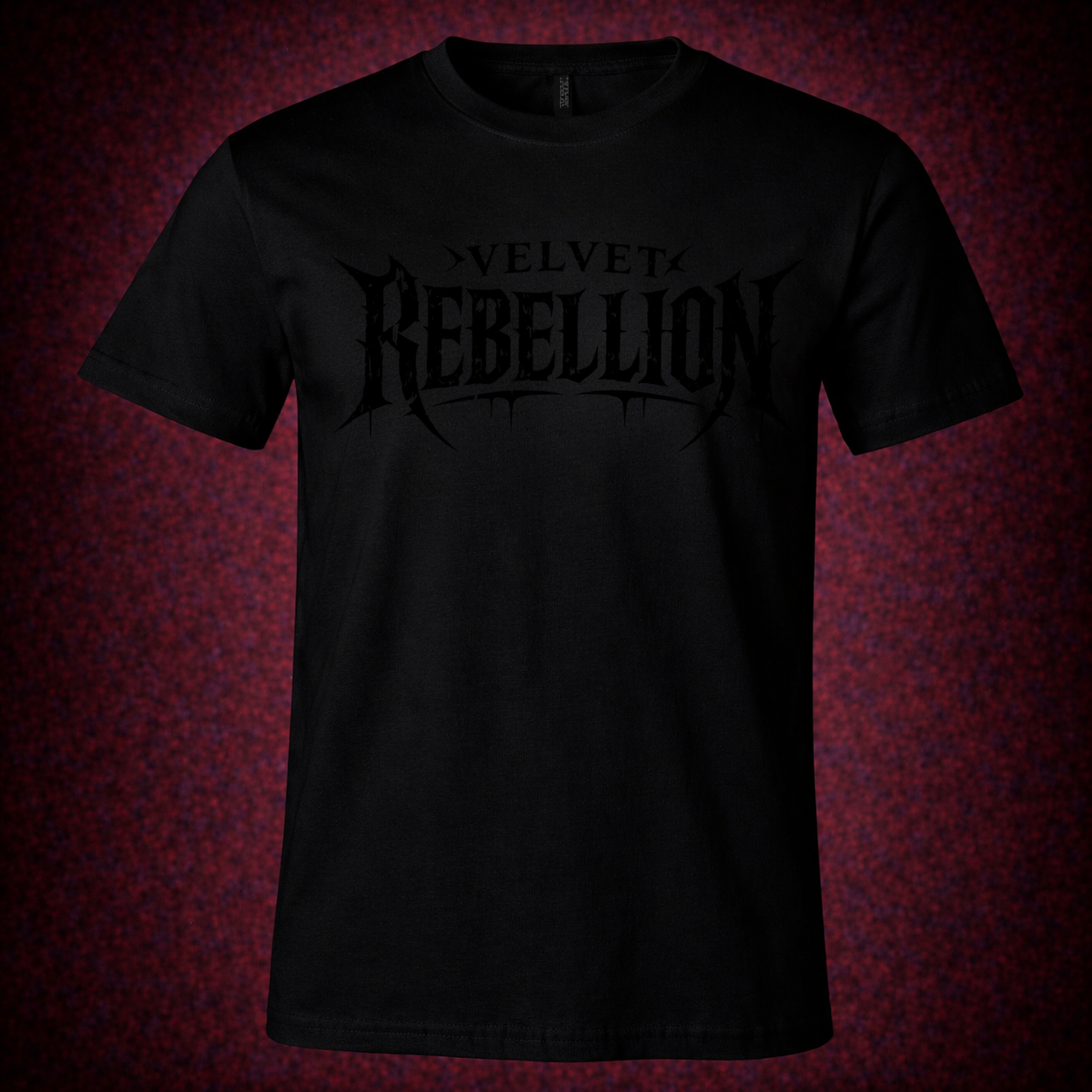 Velvet Rebellion Shadow Tee (Black/Black)