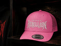 Velvet Rebellion Classic Logo SnapBack Cap ( Pink/White)