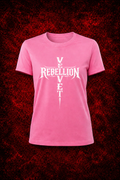 Women’s Velvet Rebellion Cross Logo  Bella Canvas Tee