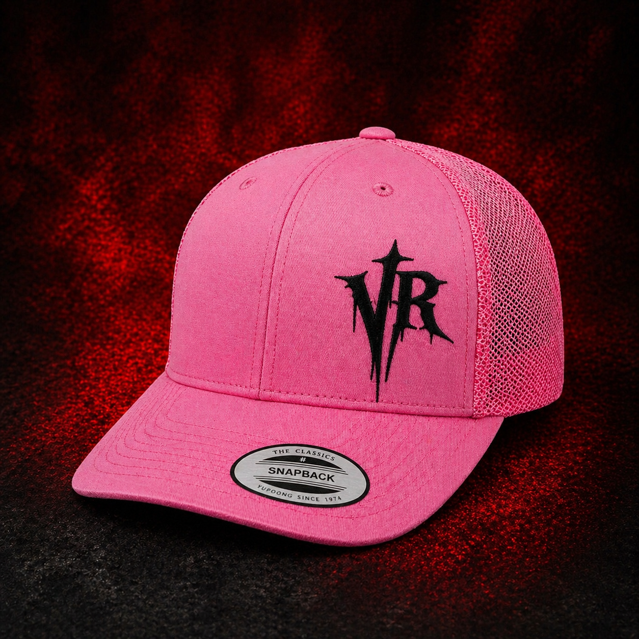 Velvet Rebellion VR SnapBack Cap ( Pink/Black)