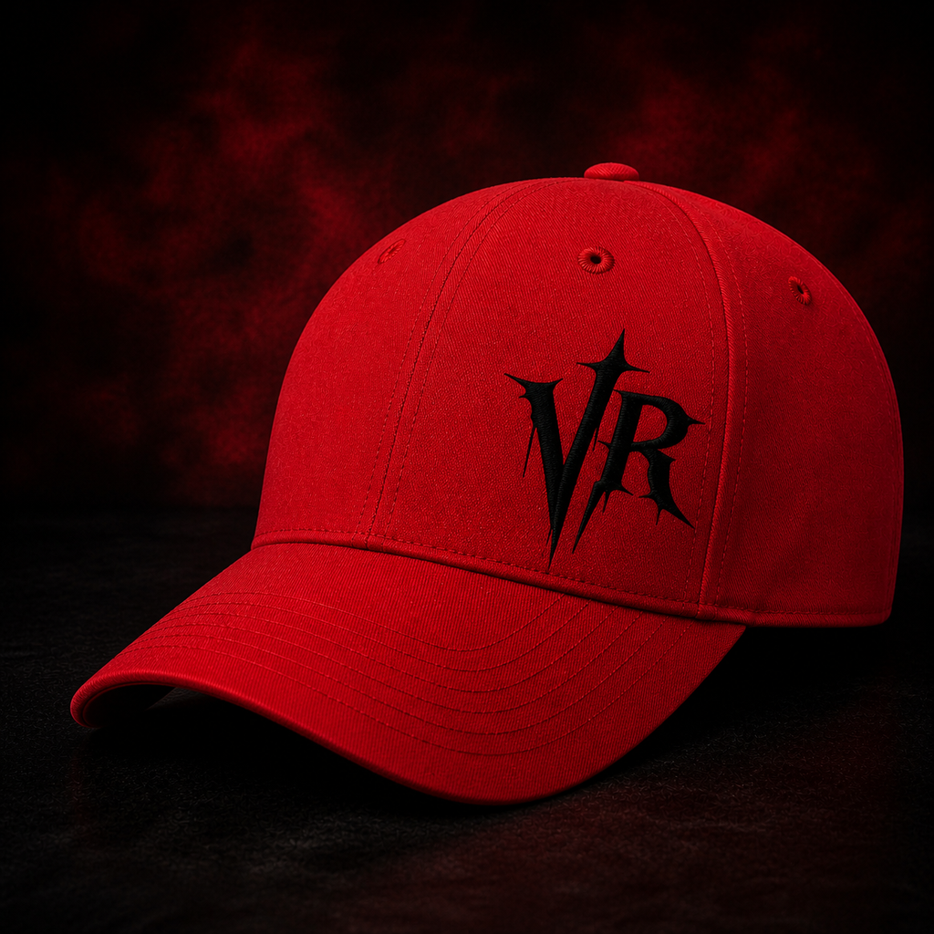 Velvet Rebellion VR FlexFit Cap ( Red/Black)