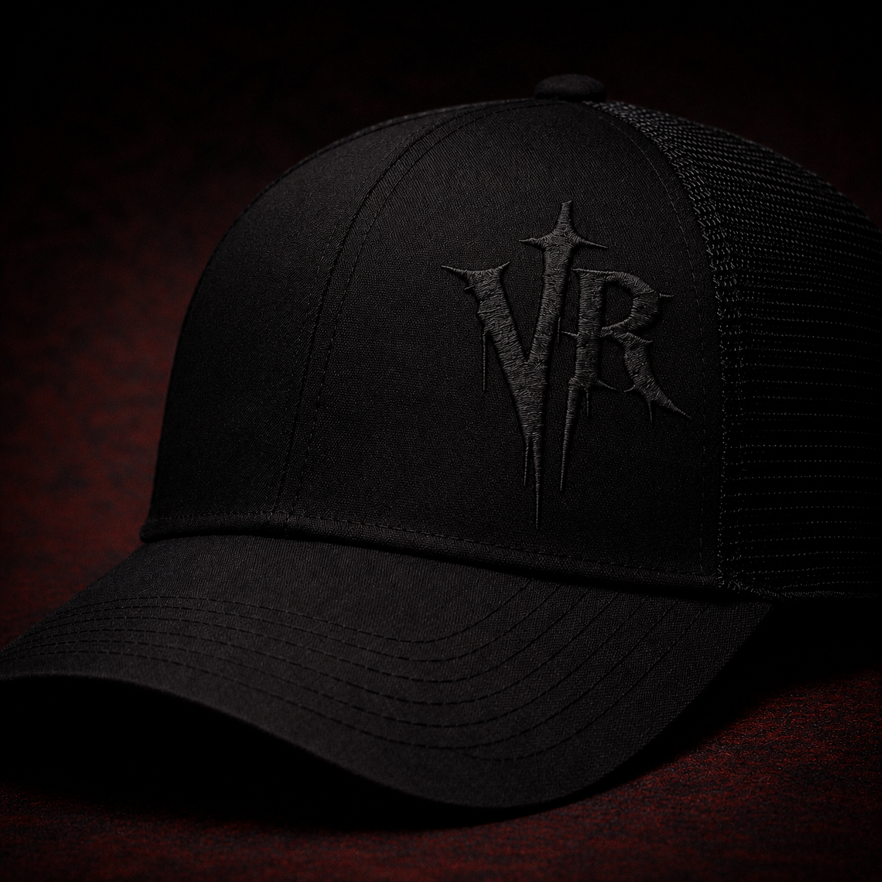 Velvet Rebellion VR SnapBack Cap ( Black/Black)