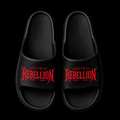 VELVET REBELLION SLIDES (BLACK/Red)