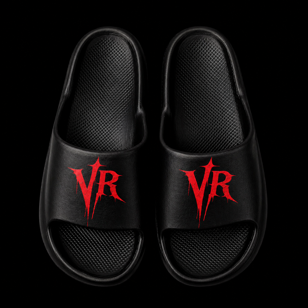 VR SLIDES (BLACK/Red)