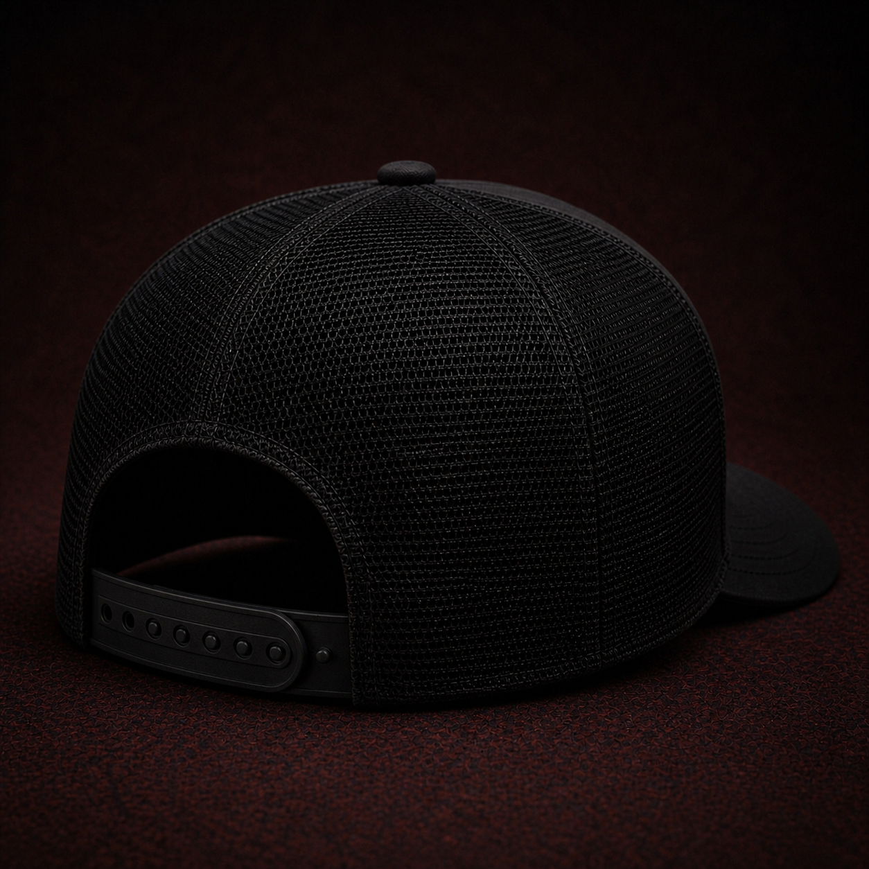 Velvet Rebellion Cross Logo SnapBack Cap ( Black/Red)