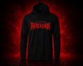 Velvet Rebellion Lightweight Hoodie (Black/Red)