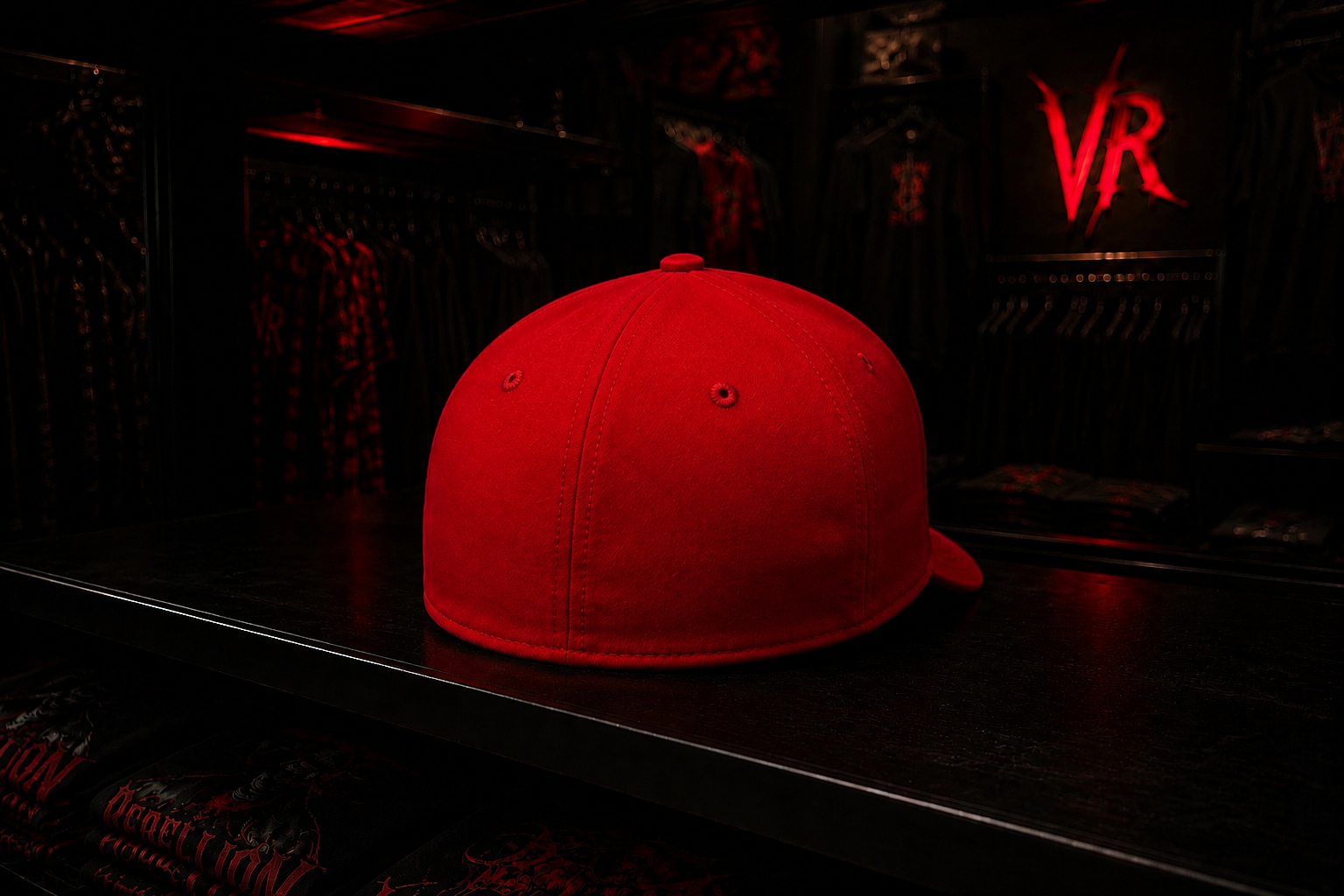 Velvet Rebellion Classic FlexFit Cap ( Red/Black)